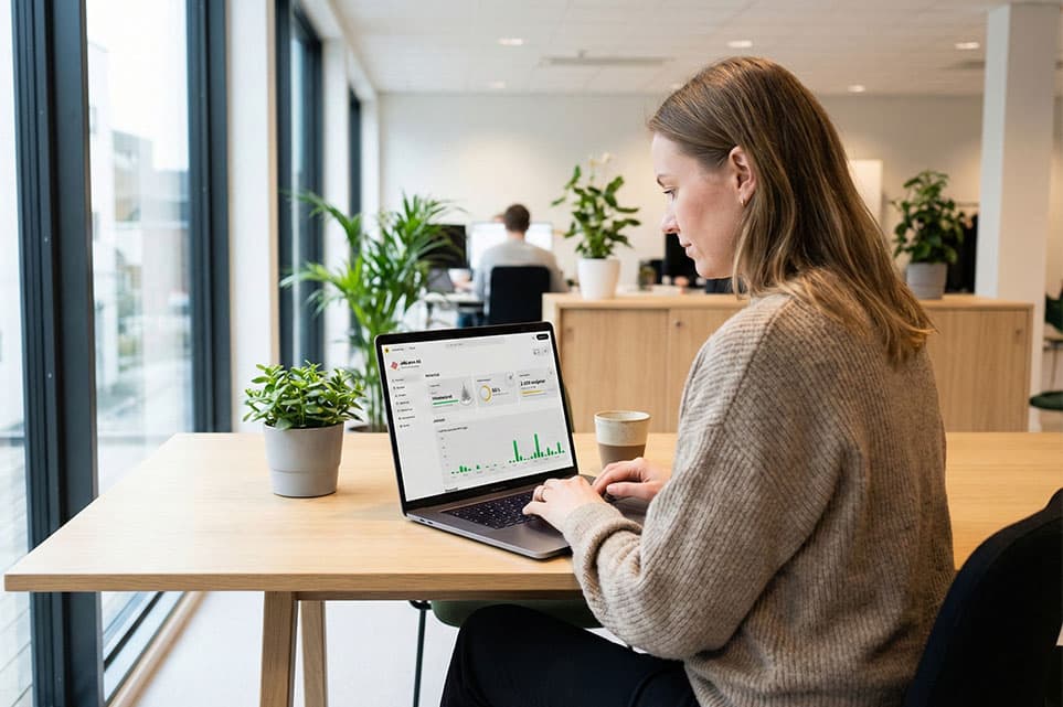 Teamdashbord med fremdriftssporing