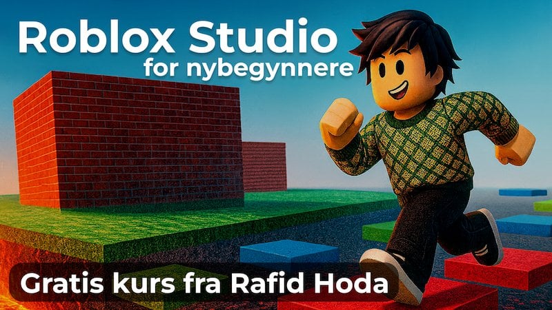 Gratiskurs i Roblox Studio for nybegynnere med kursholder Rafid Hoda