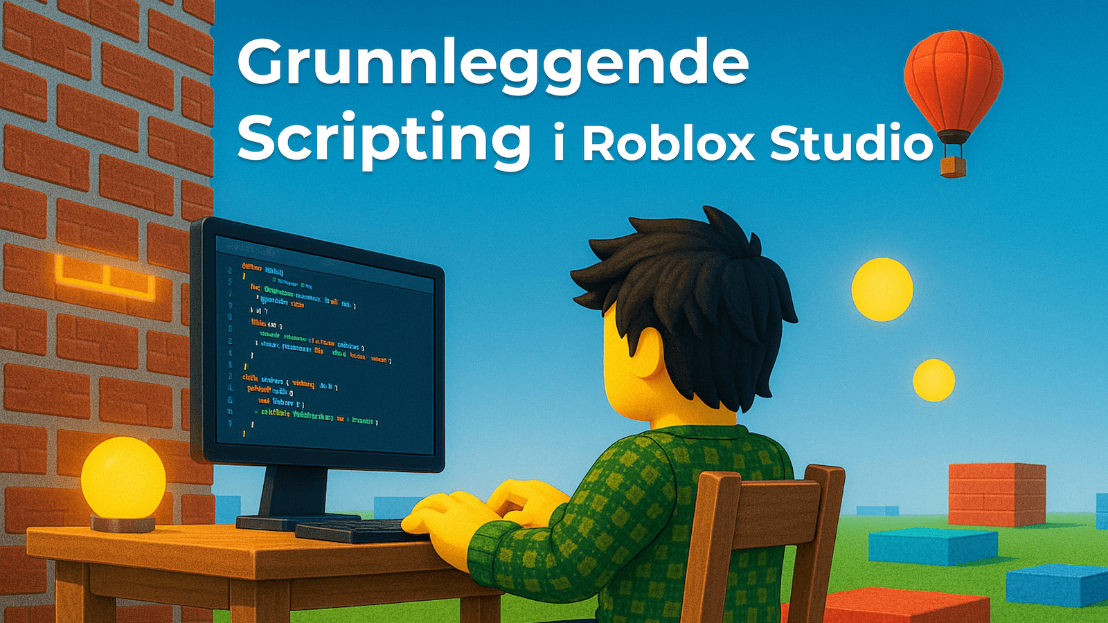 Roblox Studio – grunnleggende scripting (nivå 1) med kursholder Rafid Hoda