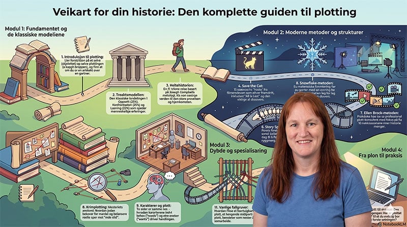 Plotting og historieutvikling med kursholder Heidi Mandal