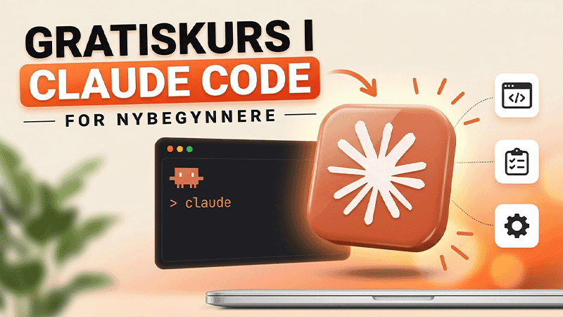 Kursbilde for Gratiskurs i Claude Code for nybegynnere