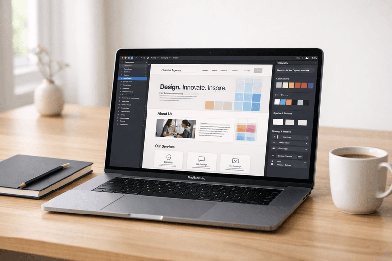 Kursbilde for nettstudiet webdesign og UX